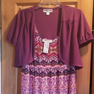 Danny & Nicole Maxi Dress With Matching Bolero